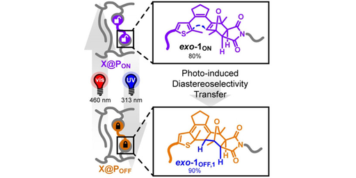 Stereoinformation Relay: Coupling Diastereoselectivity of a Thermal Diels-Alder Reaction with the Photochemical Ring-Closure of Diarylethenes