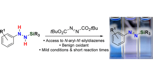 General Synthesis and Optical Properties of N-Aryl-N’-Silyldiazenes